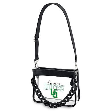 WEAR by Erin Andrews Oregon Ducks Plastic Chain Mini Crossbody Bag