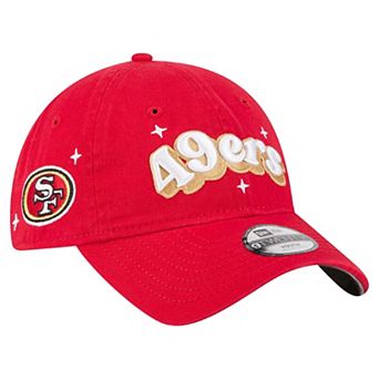 Girls Youth New Era Scarlet San Francisco 49ers Cheer 9TWENTY Adjustable Hat