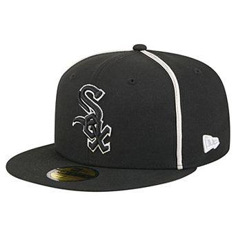 Men's New Era Black Chicago White Sox Soutache 59FIFTY Fitted Hat