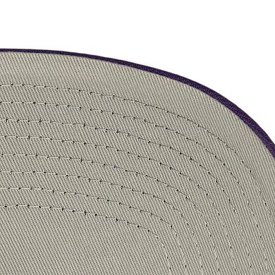 Men's Mitchell & Ness Cream/Purple Orlando City SC Upside Down Pro Pinch Snapback Hat