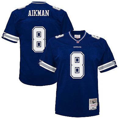 Infant Mitchell & Ness Troy Aikman Navy Dallas Cowboys 1996 Retired Legacy Jersey