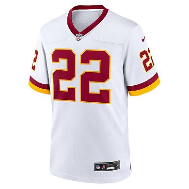 Men's Nike Jacory Croskey-Merritt White Washington Commanders Game Super Bowl Era Jersey