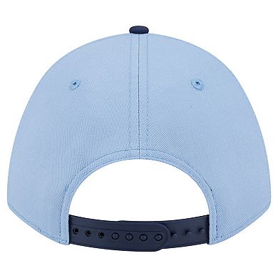 Men's New Era Light Blue Memphis Grizzlies Bold Arch 9FORTY A-Frame M-Crown Adjustable Hat