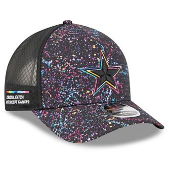 Youth New Era Black Dallas Cowboys 2025 NFL Crucial Catch 9FORTY Adjustable Hat