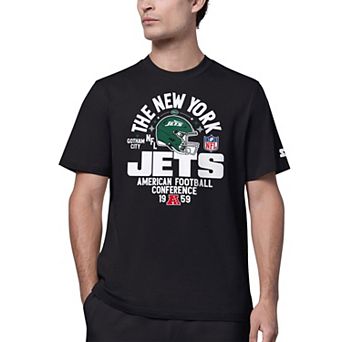 Men's Starter Black New York Jets Gotham City T-Shirt