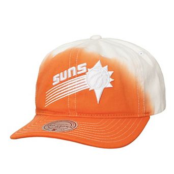 Men's Mitchell & Ness Orange/White Phoenix Suns Dip Dye Pro Crown Adjustable Hat