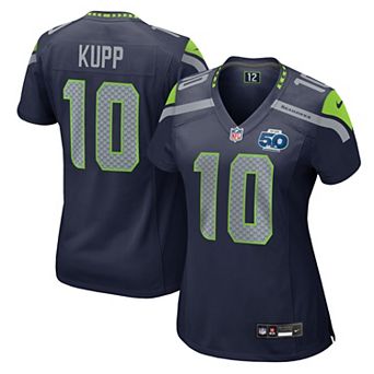 Women's Nike Cooper Kupp College Navy Seattle Seahawks Team 50th Season Game Jersey