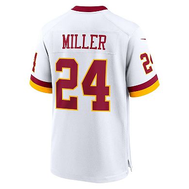 Men's Nike Von Miller White Washington Commanders Game Super Bowl Era Jersey