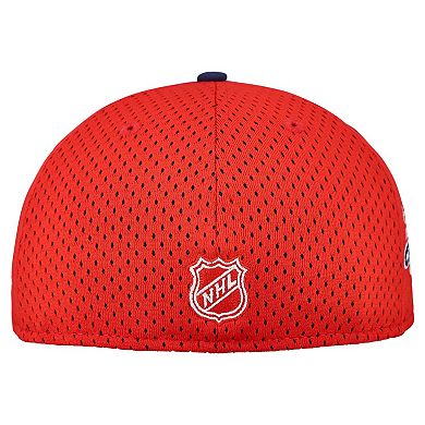 Men's New Era Red/Navy Washington Capitals Mesh Crown Two-Tone 59FIFTY Fitted Hat