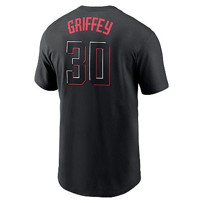 Men's Nike Ken Griffey Jr. Black Cincinnati Reds City Connect Fuse