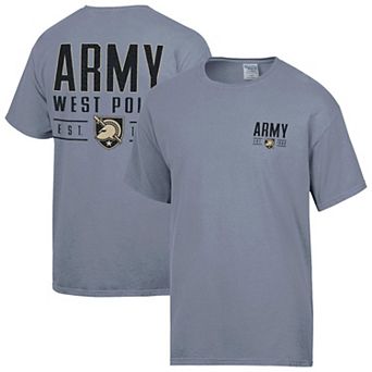 Men's ComfortWash Gray Army Black Knights Big Name T-Shirt