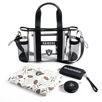 WEAR by Erin Andrews Las Vegas Raiders Clear Stadium Baby Bag