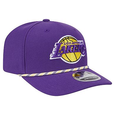 Men's New Era Purple Los Angeles Lakers Rope 9SEVENTY Adjustable Hat