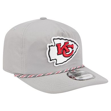 Men's New Era Gray Kansas City Chiefs Rope 19TWENTY Hat