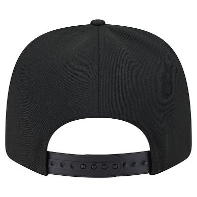 Men's New Era Black Miami Heat Rope 9SEVENTY Adjustable Hat