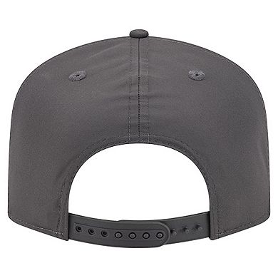 Men's New Era Graphite Chicago Blackhawks Tonal Rope 19TWENTY Adjustable Hat