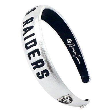 Brianna Cannon Las Vegas Raiders Thin Embroidered Headband