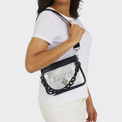 WEAR by Erin Andrews New Orleans Saints Plastic Chain Mini Crossbody