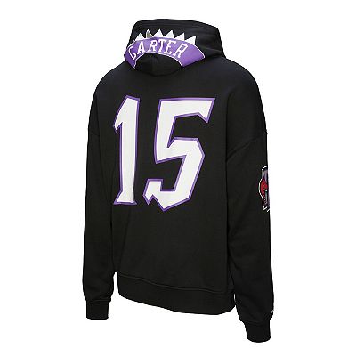 Unisex Mitchell & Ness Vince Carter Black Toronto Raptors Hardwood