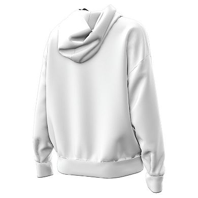 Women's Under Armour White Notre Dame Fighting Irish Leprechaun Icon Fleece Pullover Hoodie