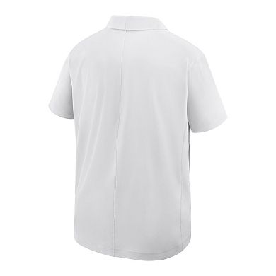 Men's Nike White Purdue Boilermakers Woven Polo