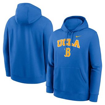 Men's Nike Blue UCLA Bruins Club Fleece Arch Pullover Hoodie