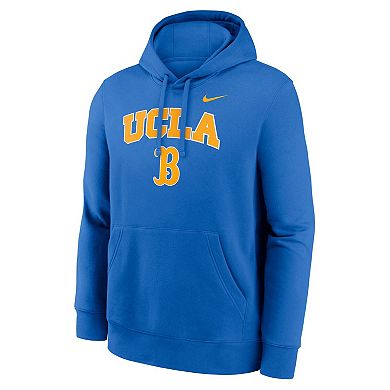 Men's Nike Blue UCLA Bruins Club Fleece Arch Pullover Hoodie
