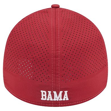 Men's New Era Crimson Alabama Crimson Tide Rope 39THIRTY Flex Hat