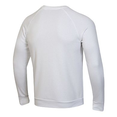 Men's Under Armour White Notre Dame Fighting Irish Sideline Rival Fleece Crewneck Sweatshirt