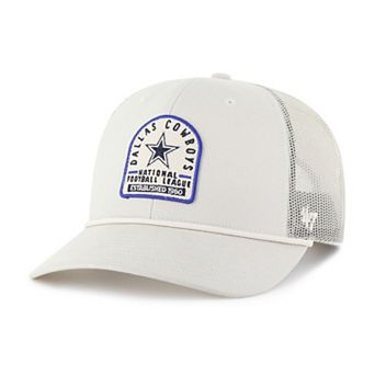 Men's '47 Cream Dallas Cowboys Gravestone Trucker Adjustable Hat