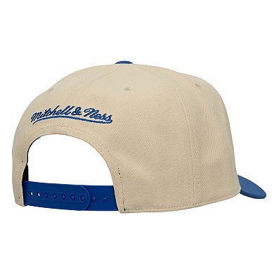 Men's Mitchell & Ness Cream/Blue FC Cincinnati Upside Down Pro Pinch Snapback Hat