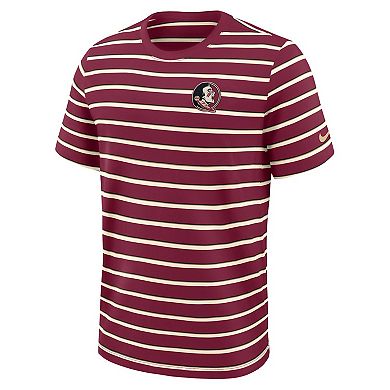 Men's Nike Garnet Florida State Seminoles Athletic Prep Legacy Summit Stripe T-Shirt