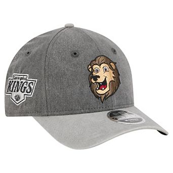 Men's New Era Black/Gray Los Angeles Kings Mascot 2-Tone 9FORTY Adjustable Hat