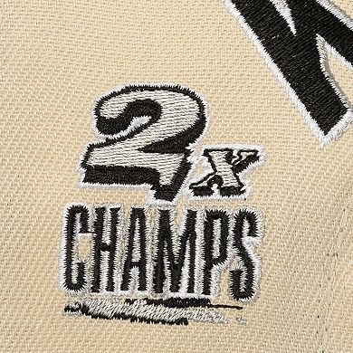 Men's Mitchell & Ness Cream Los Angeles Kings Soul Legacy Defined Two-Tone Pro Crown Adjustable Hat