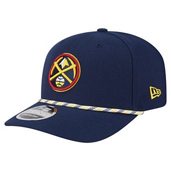 Men's New Era Navy Denver Nuggets Rope 9SEVENTY Adjustable Hat
