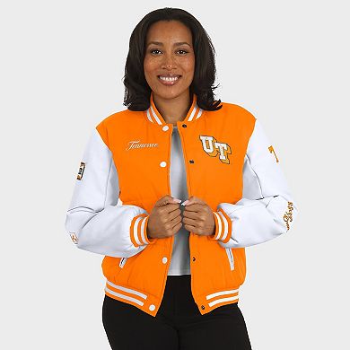 Women's WEAR by Erin Andrews Tennessee Orange Tennessee Volunteers Varsity Puffer Jacket