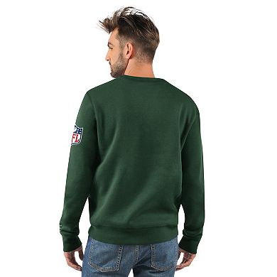 Men's Starter Green New York Jets AFC Classic Fleece Sweatshirt