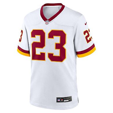 Men's Nike Trey Amos White Washington Commanders Game Super Bowl Era Jersey