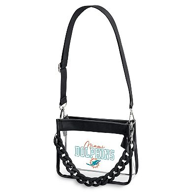 WEAR by Erin Andrews Miami Dolphins Plastic Chain Mini Crossbody