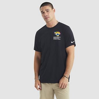 Men's Nike Black Jacksonville Jaguars 2025 NFL Crucial Catch Tri-Blend Dri-FIT T-Shirt