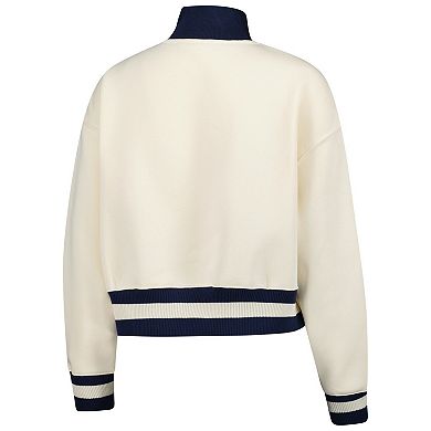 Women's Nike Natural Syracuse Orange Phoenix Fleece Half-Zip Sweatshirt