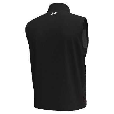 Men's Under Armour Black Utah Utes Drive Pro Storm Full-Zip Vest