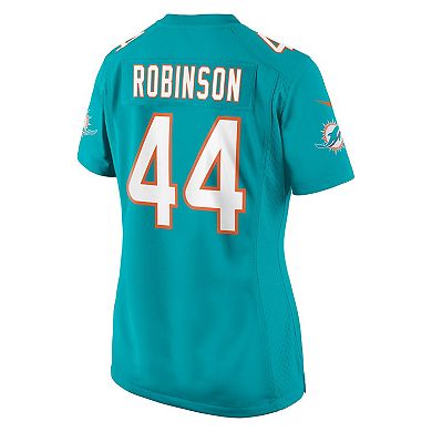 Women's Nike Chop Robinson Aqua Miami Dolphins Game Jersey