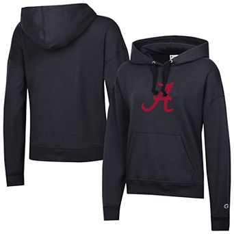Women's Champion Black Alabama Crimson Tide Powerblend Fleece Hoodie
