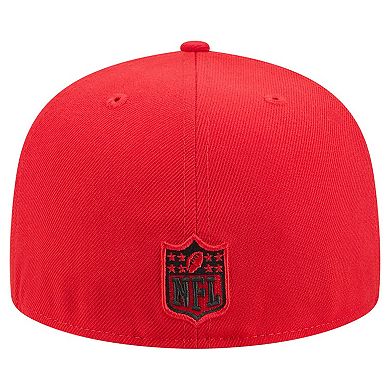 Men's New Era Red Kansas City Chiefs Tri-Hit 59FIFTY Fitted Hat