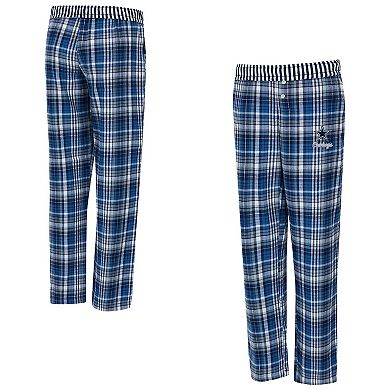 Women's Concepts Sport Navy Dallas Cowboys Laney Plaid Tri-Blend Pants