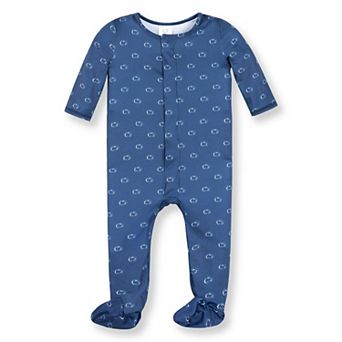 Newborn & Infant ZooZatz Navy Penn State Nittany Lions Magnetic Closure Sleeper