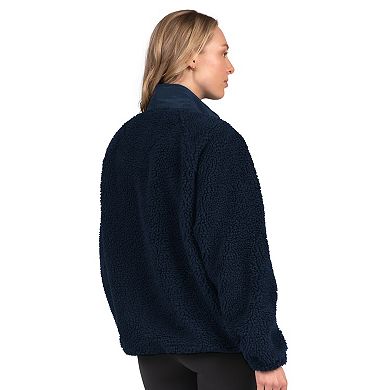 Women's Starter Navy Chicago Bears On the Ball Sherpa Jacket