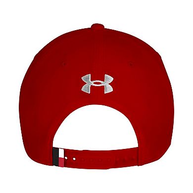 Men's Under Armour Red Wisconsin Badgers Sideline Drive Rope Adjustable Hat