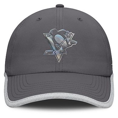 Women's Fanatics Charcoal Pittsburgh Penguins Fundamental Reflector Adjustable Hat